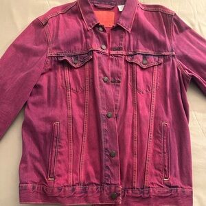 Levi’s Acid Wash Pink Denim Jacket